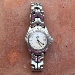 TAG Heuer Link WJF1317.BA0572 White Mother of Pearl Women's Quartz Watch W/ Box